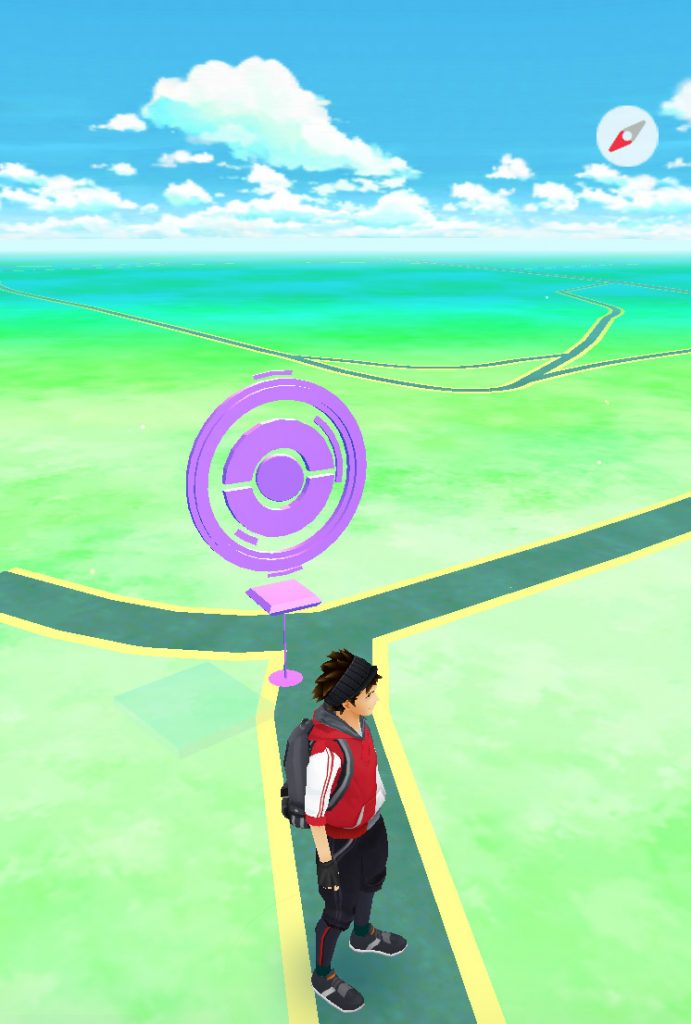 Pokemon GO Stop benutzt Karte markiert