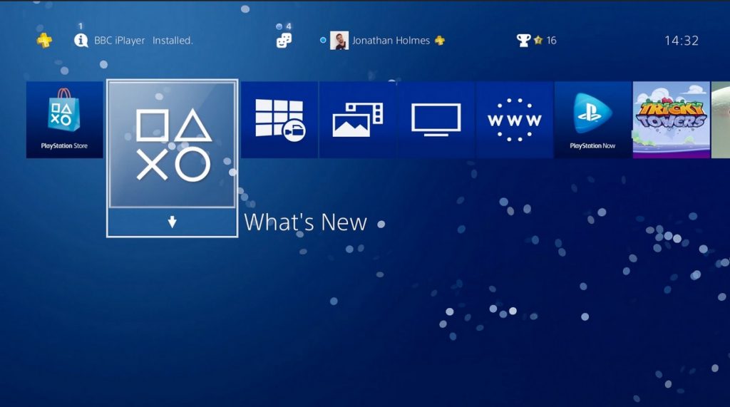 ps4 quick menu switch apps