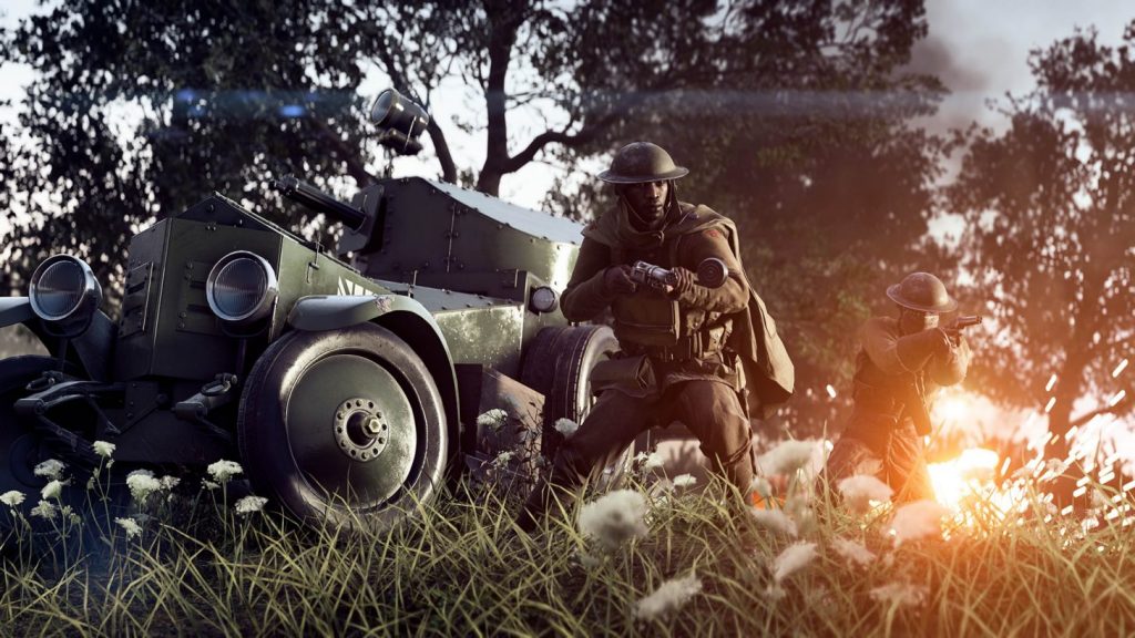 Battlefield 1 Screenshot Wagen Soldat