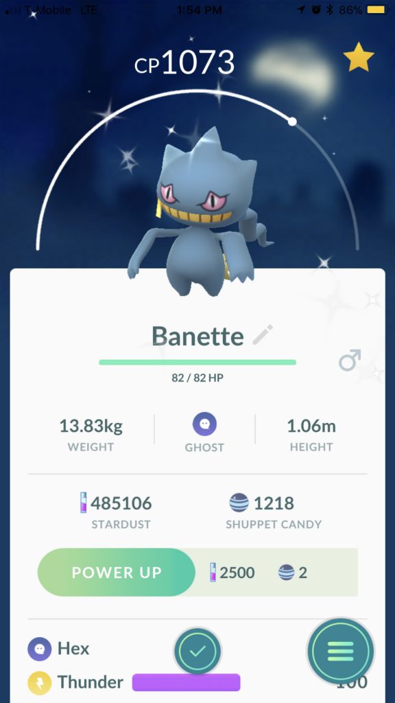 Pokémon GO Shiny Banette