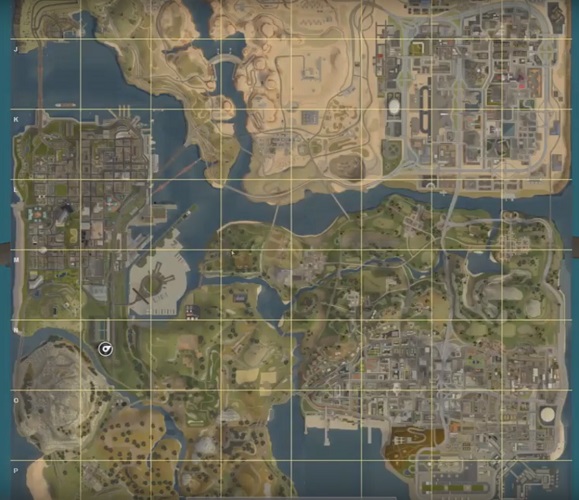 GTA San Andreas PUBG Map