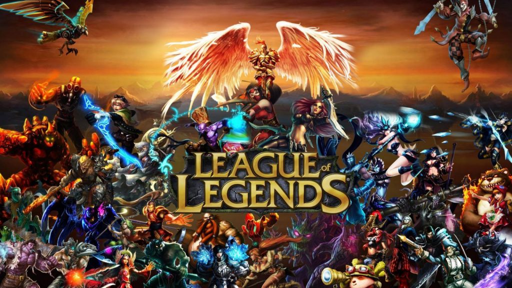 League of Legends Title Art LoL Titel