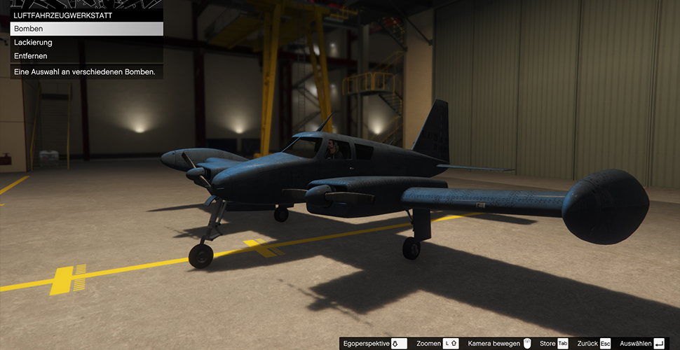 GTA 5 Online Hangar Werktstatt