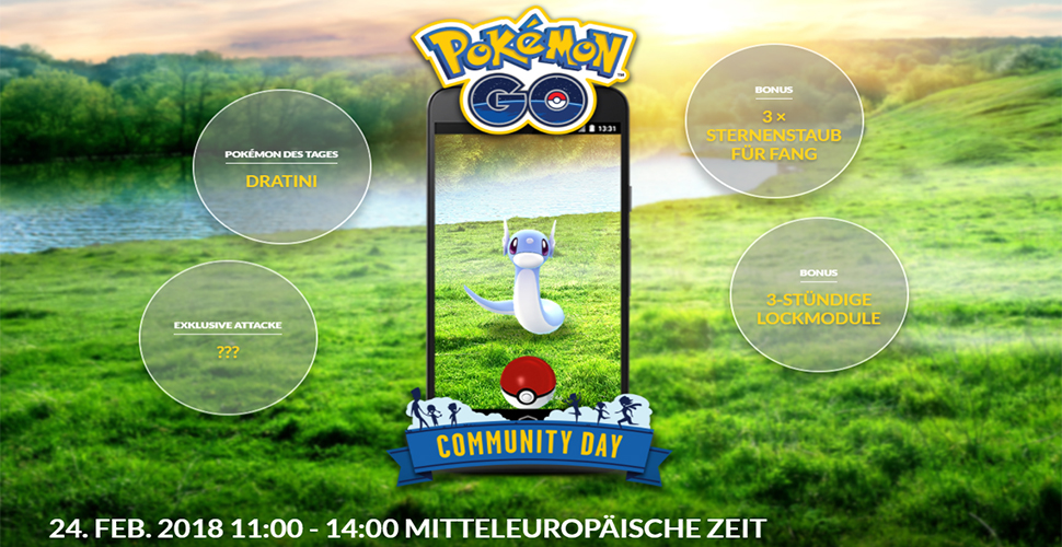 Pokémon GO community day 2 Übersicht