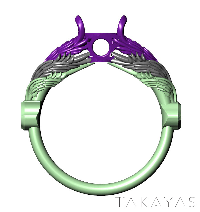 final fantasy xiv takayas Hraesvelgr ring 3d modell