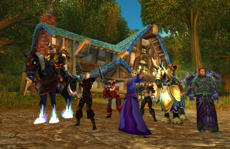 World of Warcraft Spieler in Goldhain