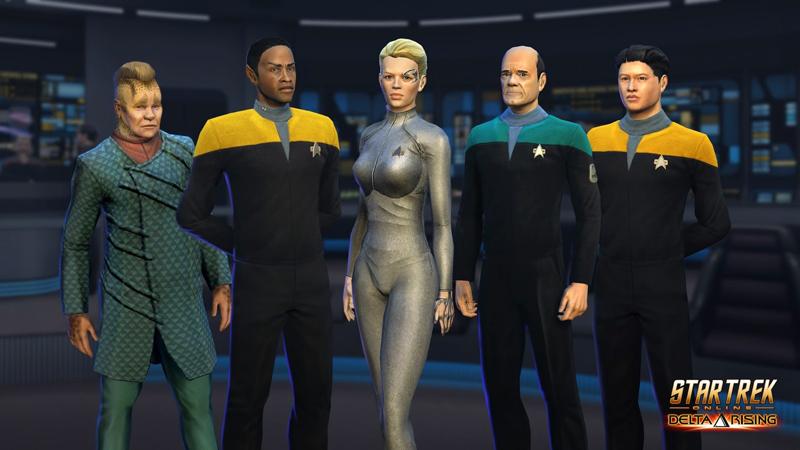 Voyager Crew in Star Trek Online