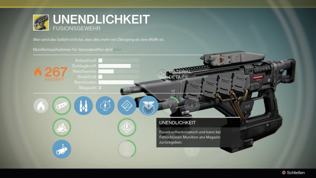 Destiny-Unendlichkeit