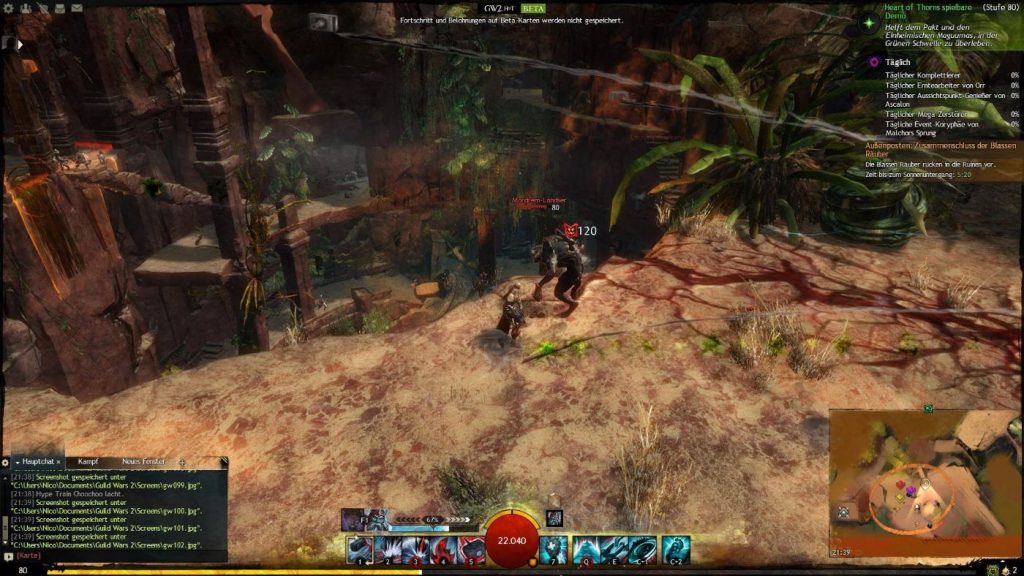 Guild Wars 2 Heart of Thorns Beta