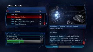 Mass Effect War Assets