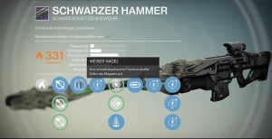 Destiny-Schwarzer-Hammer