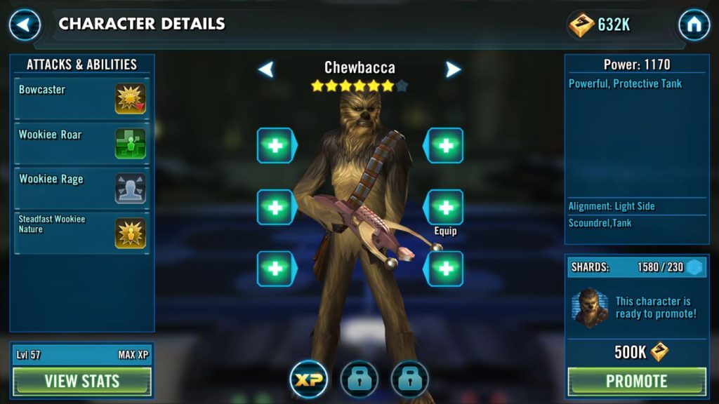 Star_Wars_Galaxy_of_Heroes Charakter Verbesserung