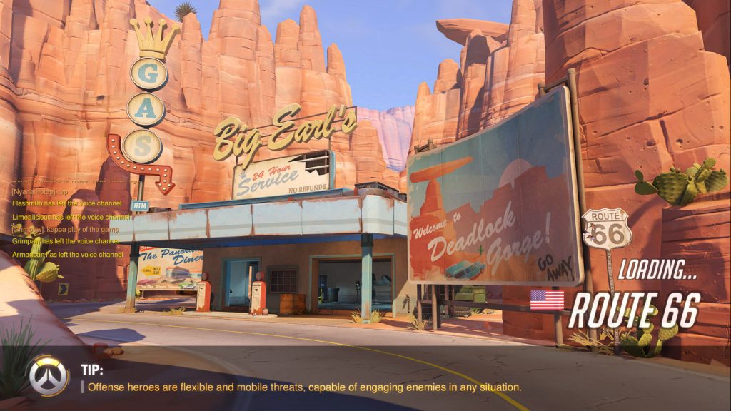 Overwatch Route 66 Map