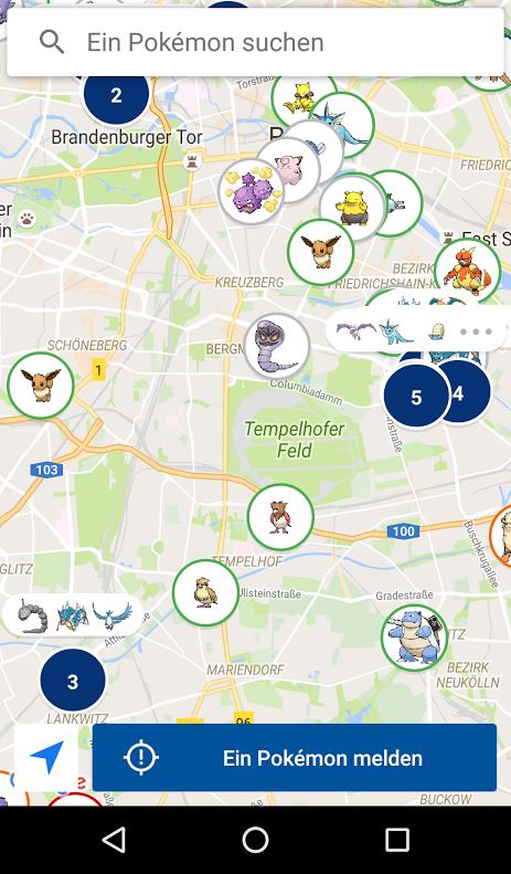 Pokemon Go Map Unsere Alternative Zu Pokevision Und Co