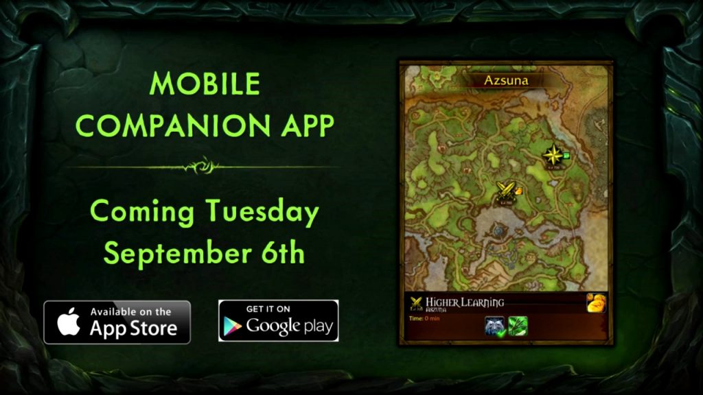 WoW Legion App Release