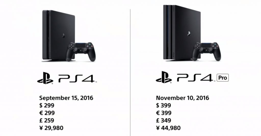 PS4 Slim und PS4 Pro Preise