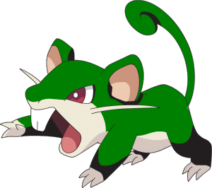 Pokémon GO Rattfratz Grün
