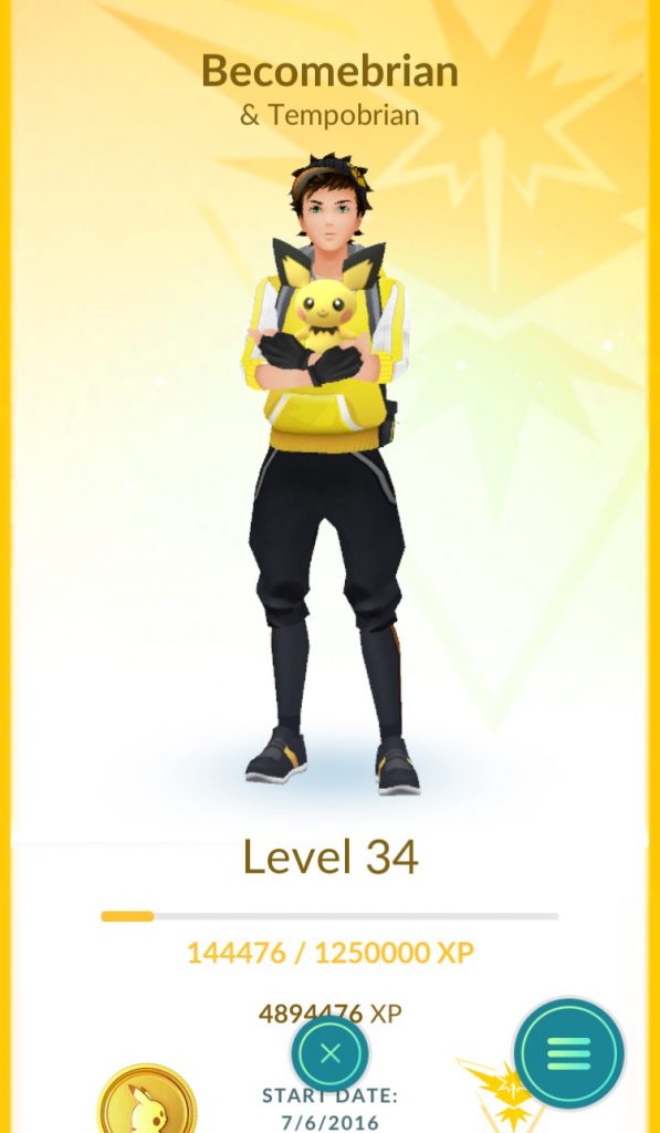 Pokémon GO baby tragen