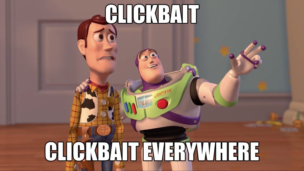 Clickbait Everywhere