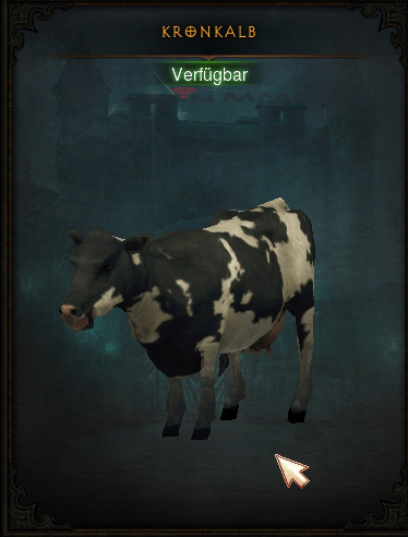 Diablo 3 Kuh Pet