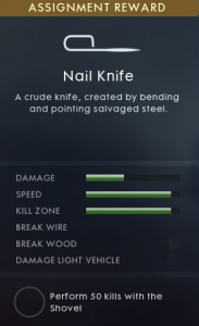 Battlefield 1 CTE Nail Knife