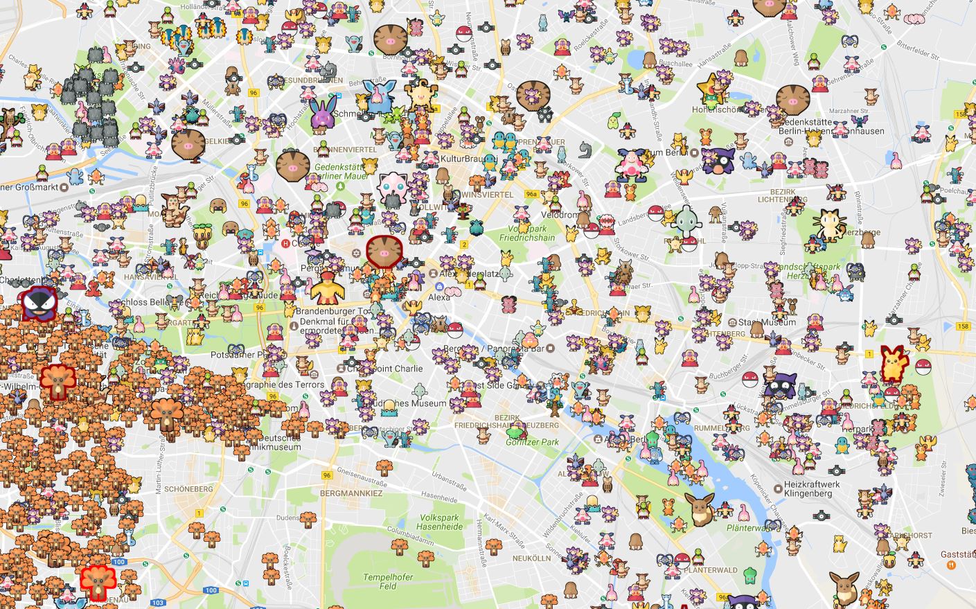 best pokemon map for pokemon go