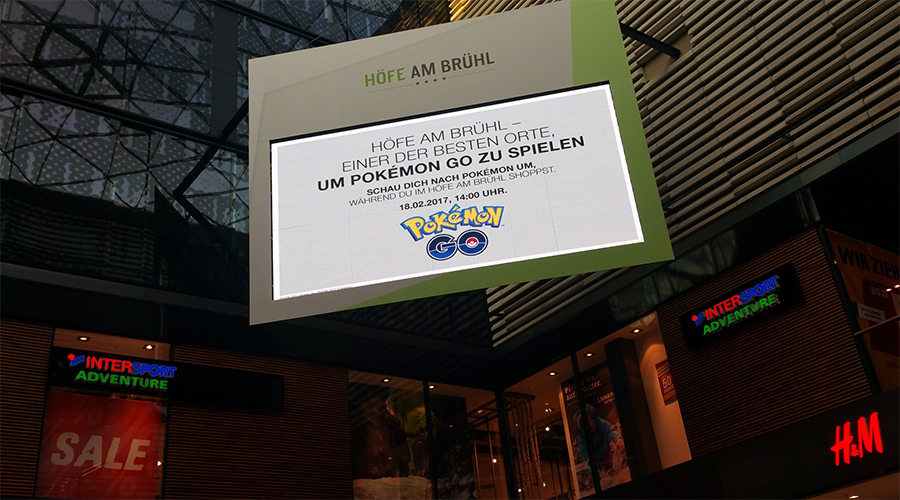 Pokemon GO Werbung Leipzig groß2