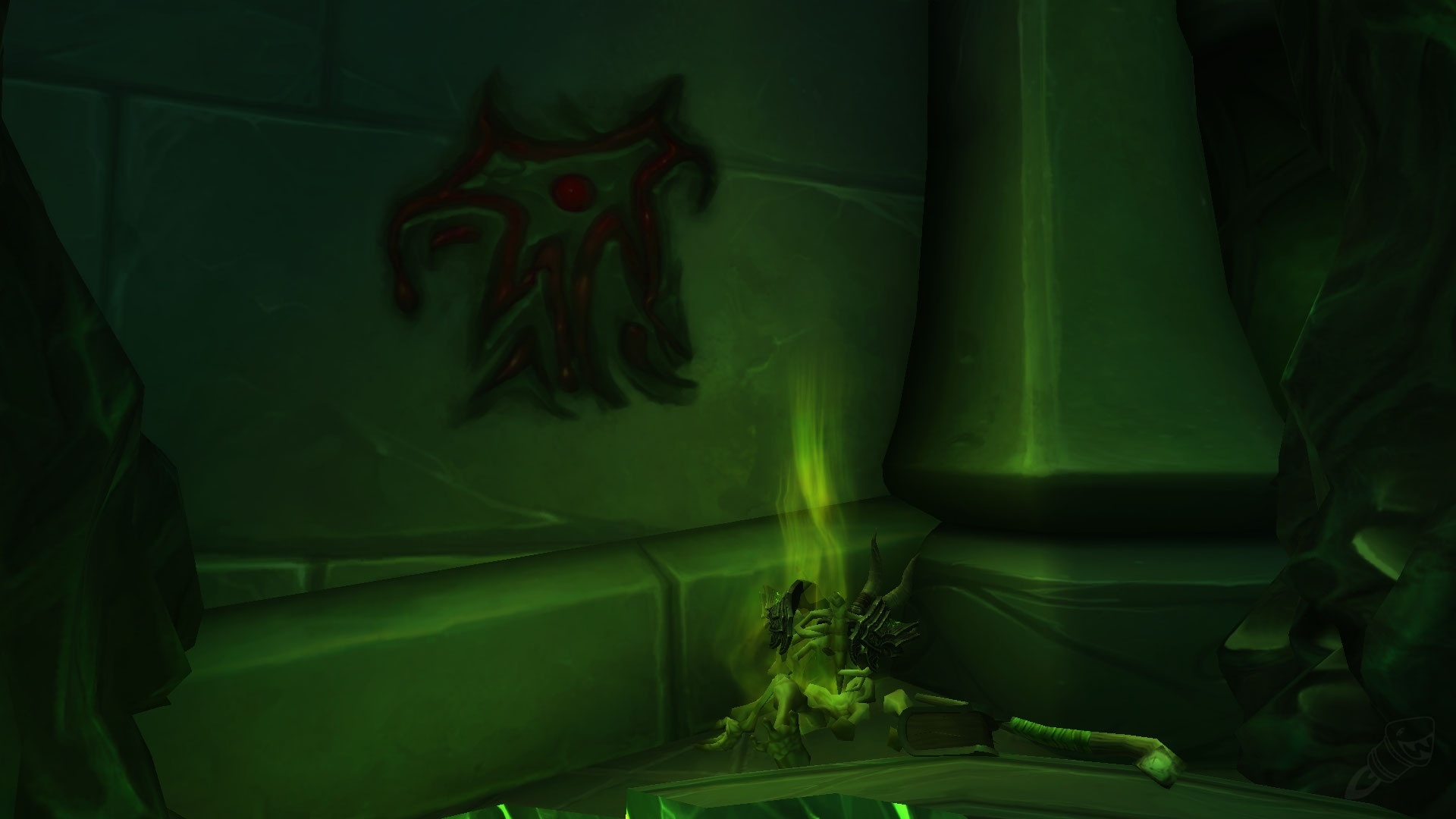 WoW Tomb of Sargeras Guldans skeletton