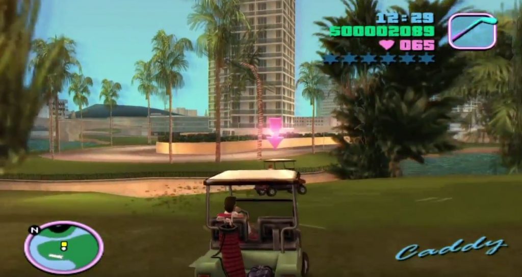 GTA Vice City Golf Caddy