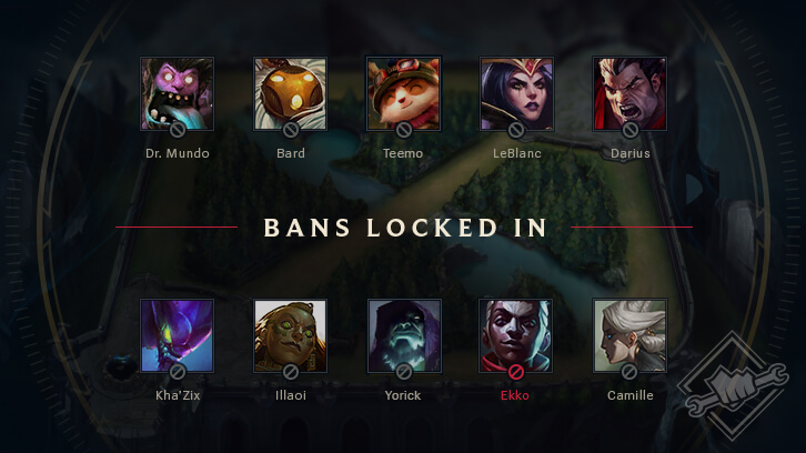 LoL 10 Bans