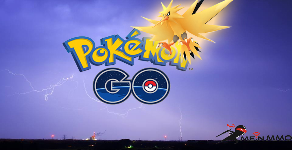 Pokémon GO Zapdos Titel Logo