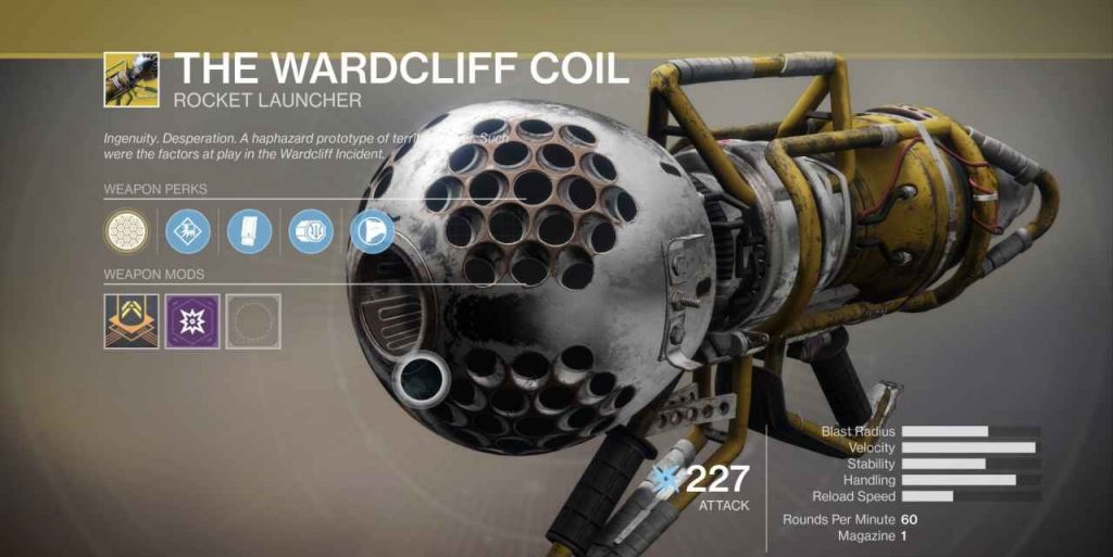 Destiny 2 Wadrcliff Coil - die Wardcliff Spule Waffe