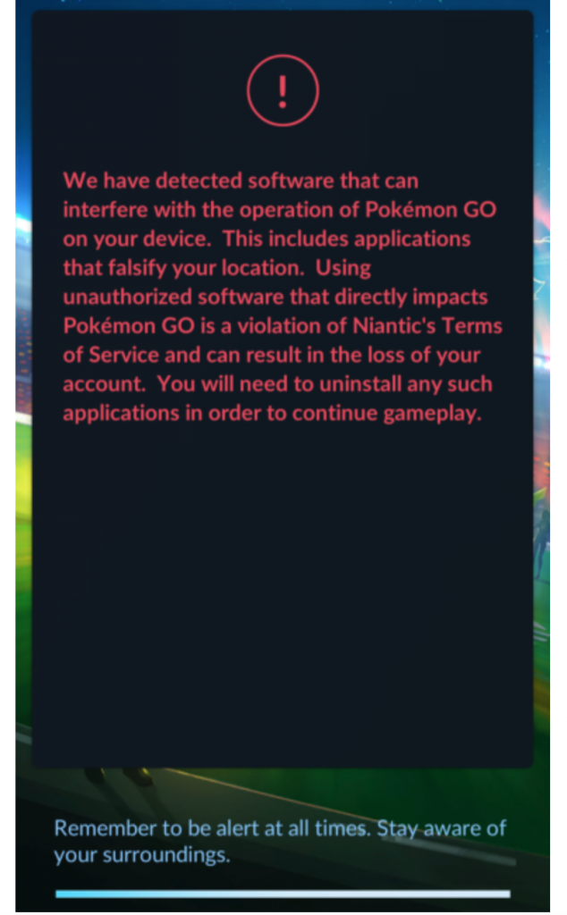 Pokémon GO Anti-Spoofing