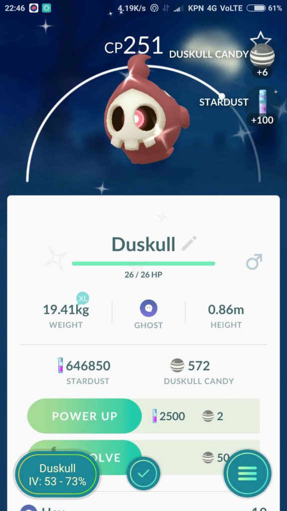 Pokémon GO Shiny Duskull