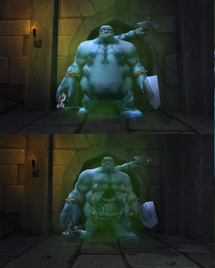 World of Warcraft WOW China Unterschiede Monstro Abomination
