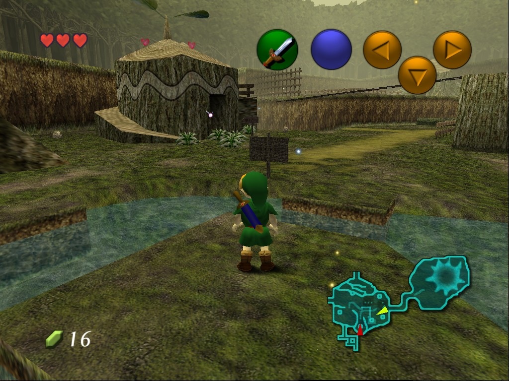 Zelda Ocarina of Time Screenshot Fog