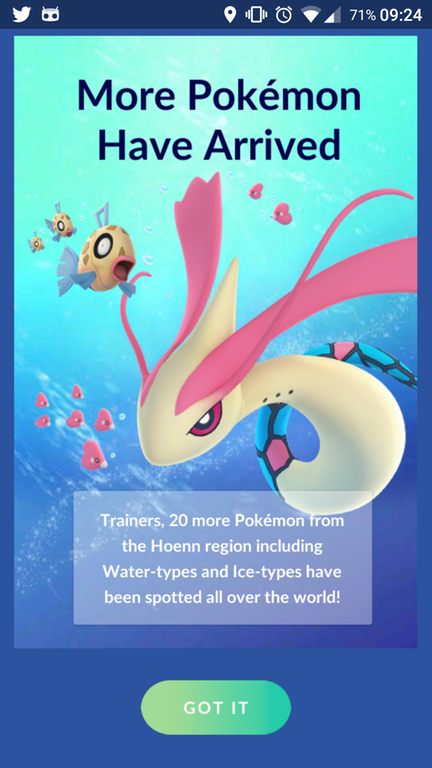 Pokémon GO Wasser und Eis