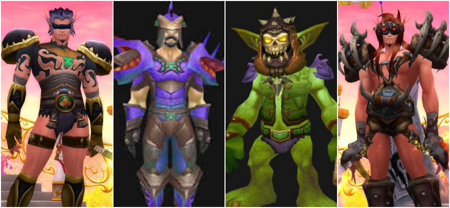 Hässliche Rüstungen Warcraft