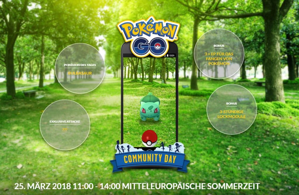 Pokémon GO Com Day 3 Boni