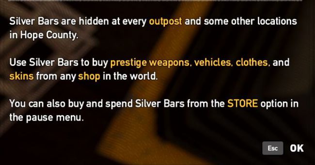 Far Cry 5 Silberbarren