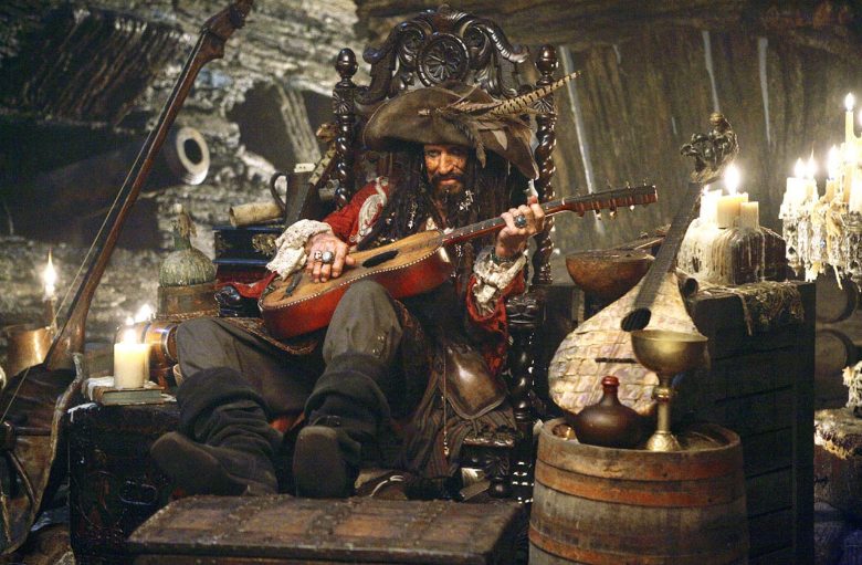 Keith Richards als Pirat