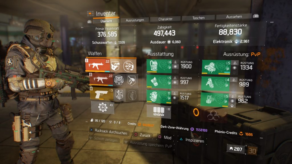 the division 1 classified gear striker