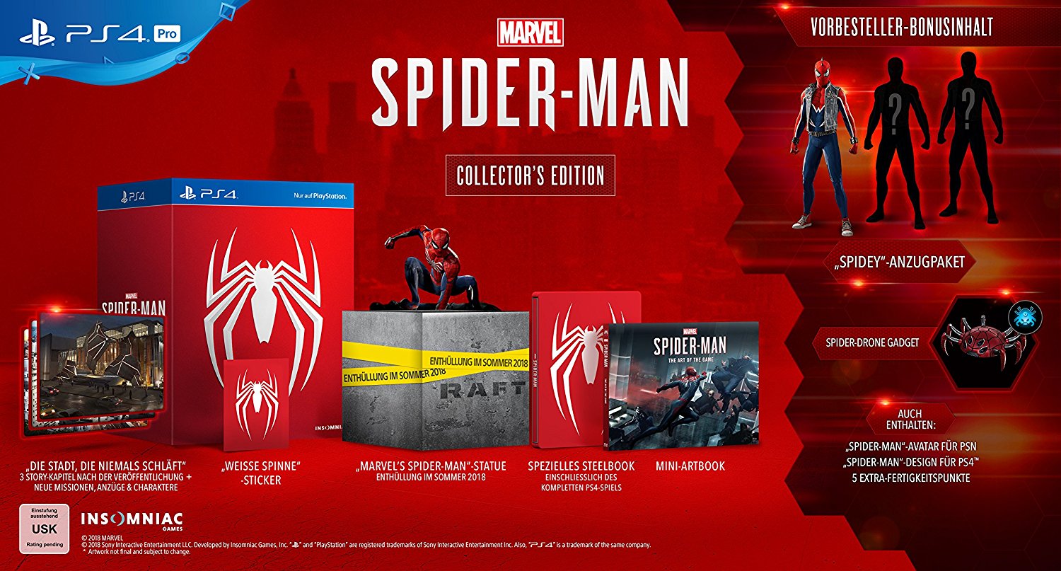 Spider-Man PS4 Collector's Edition