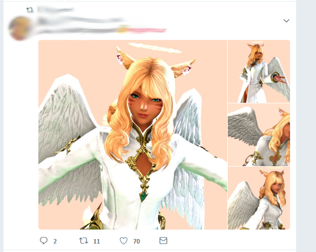 final fantasy xiv angel outfit mod