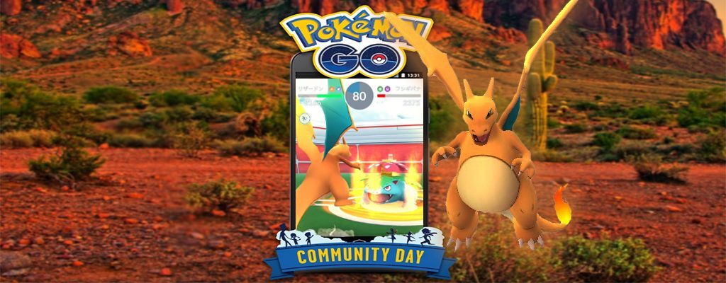 Pokémon GO Glurak Titel Com Day