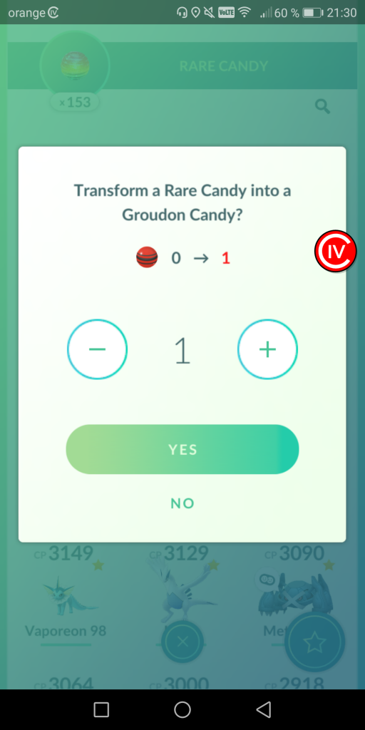Pokémon GO Rare Candy
