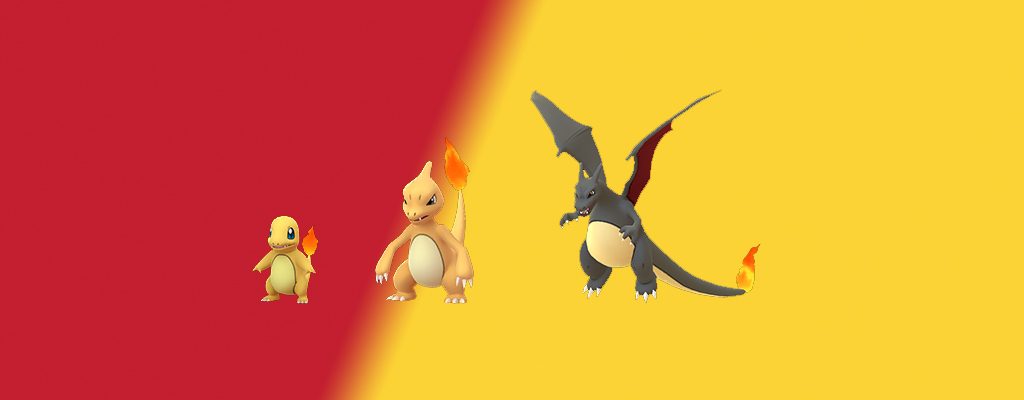 Pokémon GO Shiny Glumanda Familie
