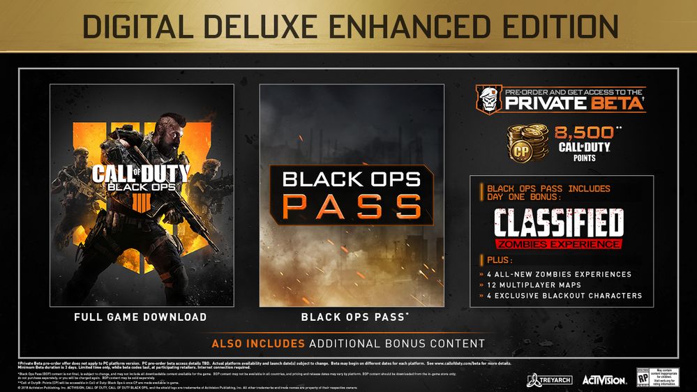 Black Ops 4 Digital Deluxe Enhanced Edition