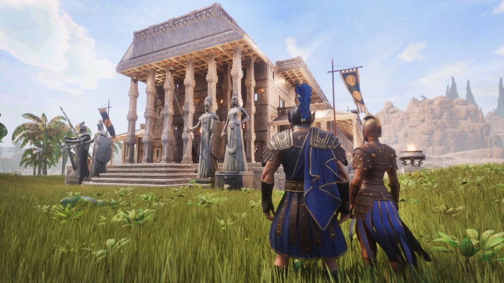 Conan Exiles Aquilonia DLC Römischer Stadtpalast von außen