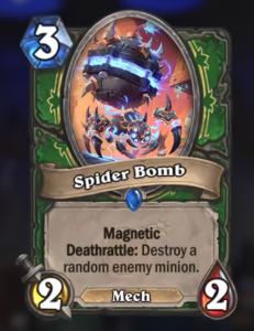 Hearthstone Boomsday Spider Bomb